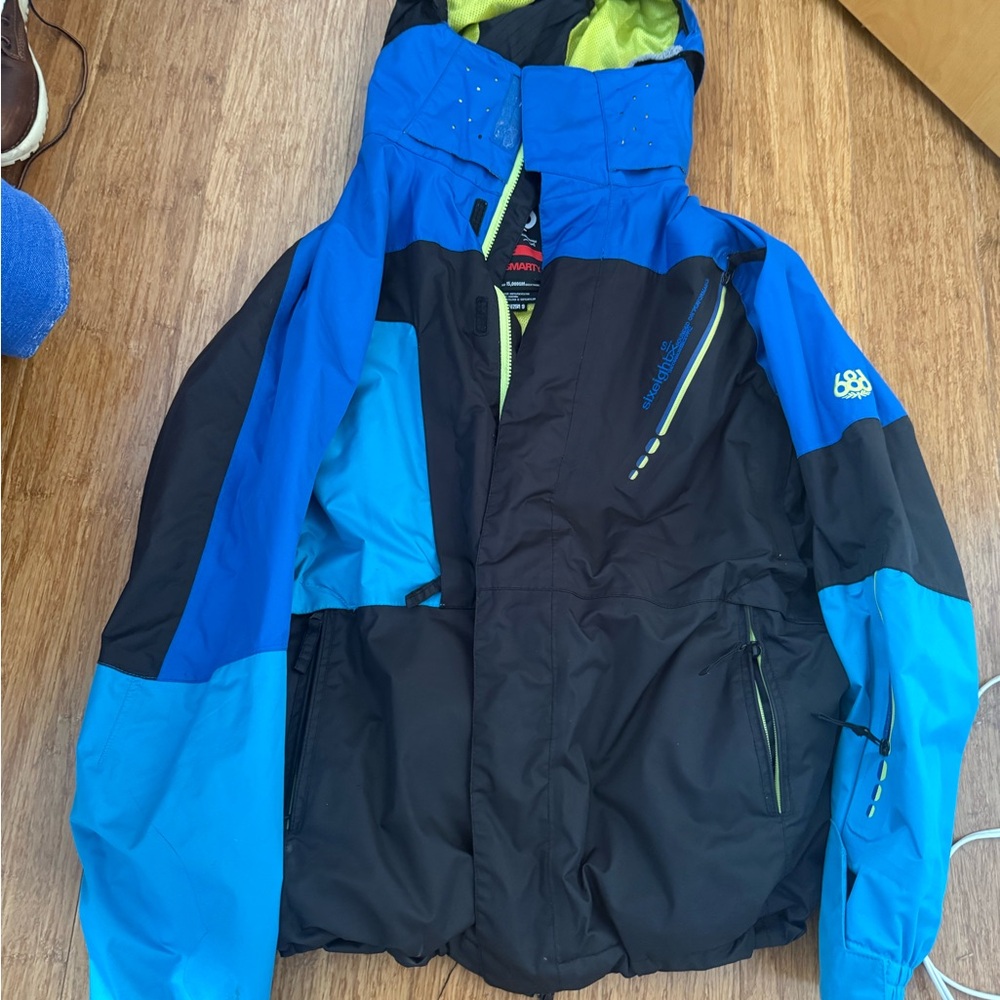 686 Yellow, black and Blue Jacket